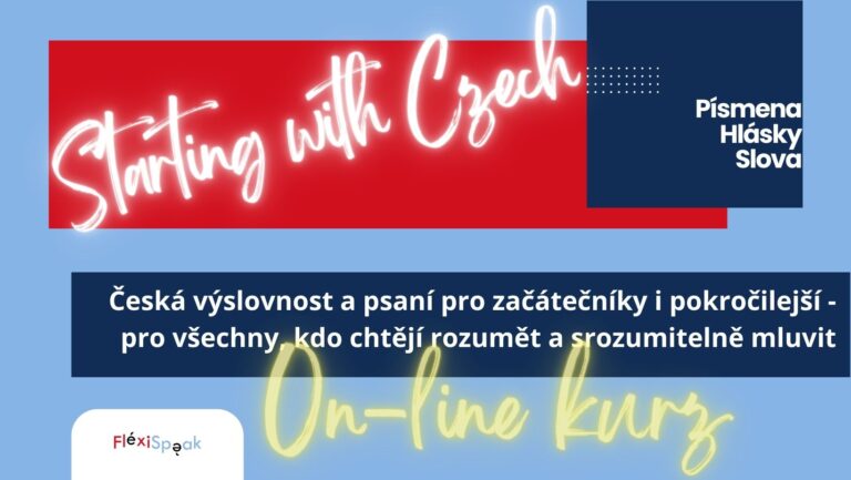 Starting with Czech - odkaz na registraci na českou verzi